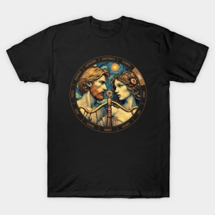 ZODIAC Libra - Astrological LIBRA - LIBRA - ZODIAC sign - Van Gogh style - 13 T-Shirt